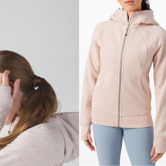 Lululemon Scuba Hoodie Cotton Fleece 8 Pink - Picture 1 of 8